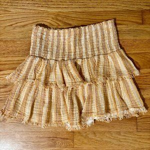 American Eagle Aerie Ruffled Tiered Mini Skirt XS